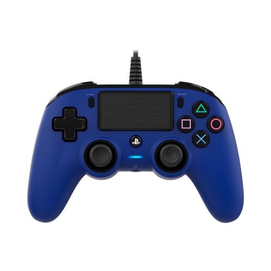 Comando PS4 NACON SCES-100 (Wireless - Azul) NACON - Controladores de jogo - sem fio, azul, touchpad, ergonômico