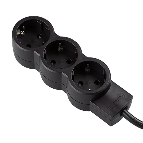 Extensão Elétrica LEGRAND 695010 (3 Tomadas) Legrand - Fios e cabos elétricos - 3 tomas, interruptor, 1 metro