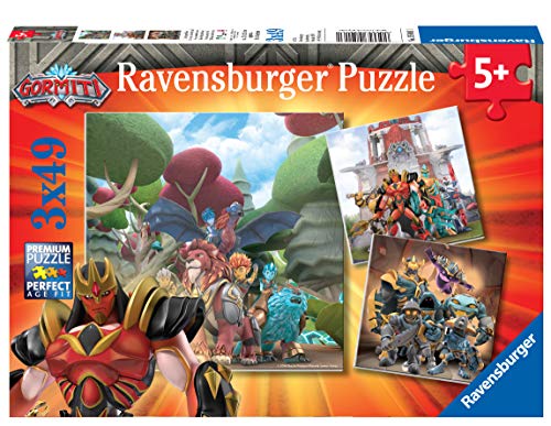 Puzzle RAVENSBURGER 05016 49 Peças Desenhos Animados Ravensburger - Quebra-cabeças de encaixar - 49 peças, desenhos animados, madeira, Gormiti
