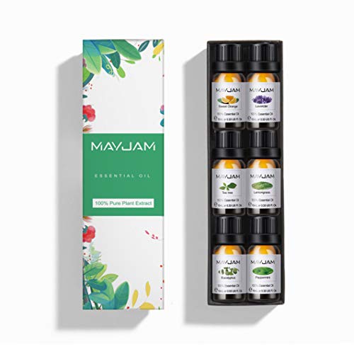 Kit de Óleos Essenciais MAYJAM (6 Unidades) MAYJAM - Óleo fragrante - kit, óleos essenciais, 6 unidades