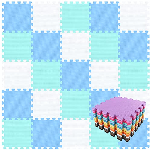 Tapete de Atividades para Crianças QQPPEVAGH18 jiasheng - Brinquedos - 30x1cm, preto, azul, verde, espuma EVA