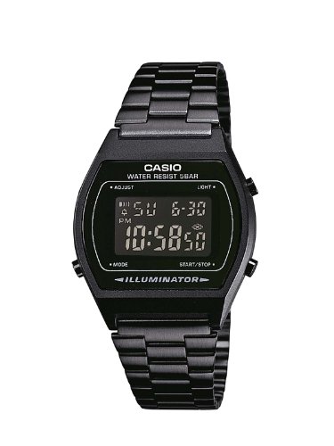 Relógio CASIO Homem B640Wb-1Be (Aço - Preto) Casio - Relógios - led, cronómetro, alarme diário, resistente à água