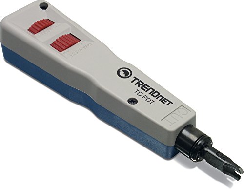 Alicate de Corte TRENDNET TC-PDT em Azul Trendnet - Ferramentas para fios e cabos - reversível, 110, krone, 65 cm