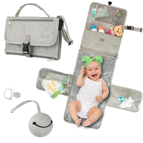 Mudador Portátil para Bebé com 5 Bolso Baby Blawi - Móveis para bebês e crianças pequenas - portátil, 5 bolsos, higiênico, prático