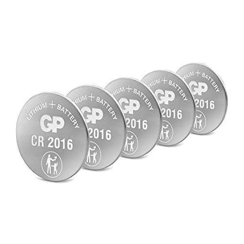 Pilhas Não Recarregáveis GP BATTERIES CR2016 (5 unidades) GP BATTERIES - Baterias - 3V, 200 mAh, cr2016, litio