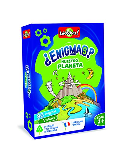 Jogo Educativo BIOVIVA Enigmas Nuestro Planeta (Idade Mínima Recomendada: 3 anos) Bioviva - Jogos de cartas - educativo, animais, plantas, 3 anos