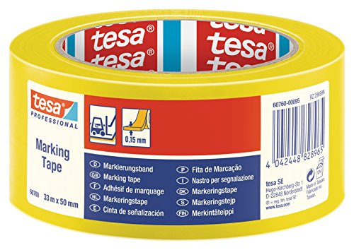 Fitas e Etiquetas TESA 60760-00095-15 (33m) TESA - Fitas de sinalização e advertência - 33m, 5cm, adesivo permanente