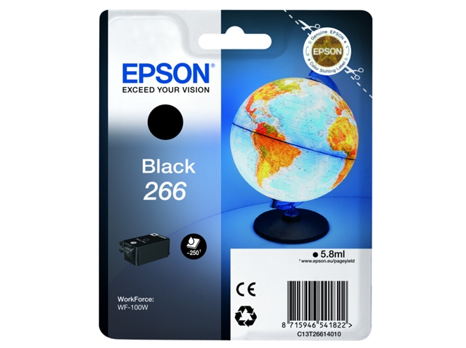 Tinteiro EPSON Tinteiro Preto 26X (C13T266340) Epson - Cartuchos de toner e jato de tinta - preto, epson, wf-100w, wf-110w