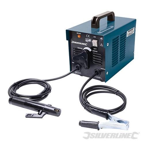 Máquina de Soldar Inversora SILVERLINE 677293 Silverline - Ferramentas - inversora, 230 v, preto, amarelo