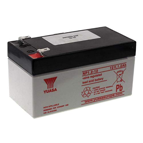 Bateria Yuasa NP1.2-12VDS Chumbo-Acido (Consumível Imagem e Som) Yuasa - Baterias - 12 v, 1200 mAh, chumbo-ácido