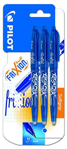 Esferográfica de Tinta Permanente PILOT Frixion Ball Azul (0.7 mm) Pilot - Canetas - tinta permanente, 0.7 mm, apaga, não seca