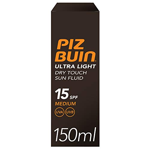 Protetor Solar PIZ BUIN Ultra-Light Dry Touch SPF 15 (150 ml) Piz Buin - Banho e corpo - spf 15, dry touch, 150 ml, anti-esticamento