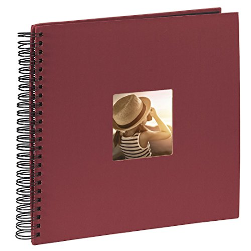 Álbum de Fotografias HAMA Fine Art Bordeaux Hama - Álbuns de fotos - papel texturizado, espiral, cartulina preta, fine art