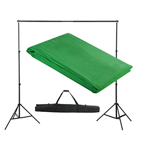Kit de Estúdio de Fotografia VIDAXL Alu (Verde - 300 x 300 cm) vidaXL - Fundos de estúdio - kit, estúdio, fotografia, vidaxl, alu, verde