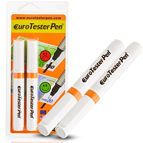 Detector de Notas Falsas EUROTESTER Pen XL I.D. TECH S.r.l. - Verificadores de notas bancárias - detector, notas falsas, 6000 bilhetes, sem marcas