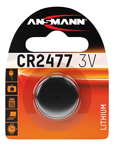 Pilha Recarregável ANSMANN CR2477 (Lítio - 3V) Ansmann - Baterias de uso geral - litio, 3V, cr2477, botão