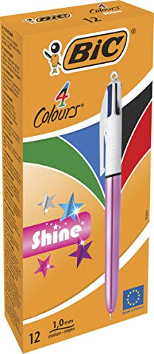 Esferográfica Rollerball BIC Classic 4 Cores BIC - Canetas - tinta gel, ponta metálica, traço fino, escrever em superfícies