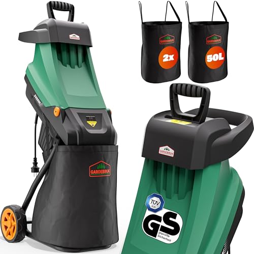 Triturador de Relva com Saco GARDEBRUK (3100 W) Gardebruk - Eletrodomésticos de cozinha - 3100 w, aço inoxidável, preto