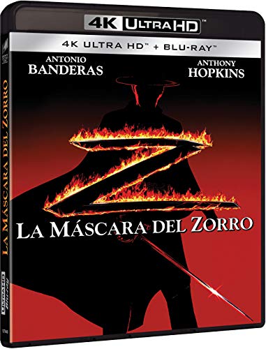 The Mask Of Zorro 4K Ultra Hd + 2 Blu-Ray SONY PICTURES HOME ENTERTAINMENT - Dvds e vídeos - 4k ultra hd, blu-ray, zorro