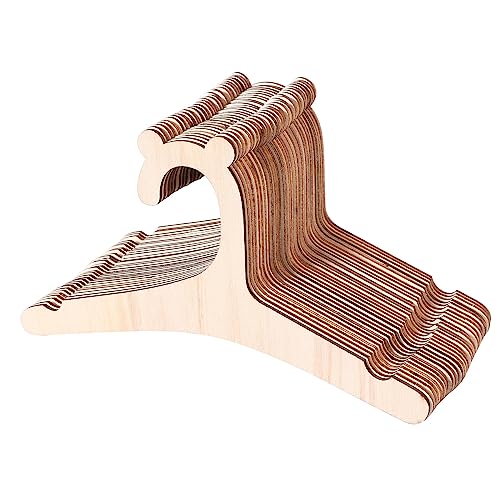 Gancho para Roupa QUSEDWEY Madeira Natural (30 peças) Qusedwey - Acessórios de vestuário - madeira, 30 peças, 22,8 x 12,1 cm