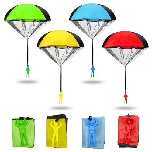 Conjunto de 4 Brinquedos de Pára-sol YEEFUNJOY Yeefunjoy - Paraquedas de brinquedo - conjunto, brinquedos, pára-sol, yefunjoy