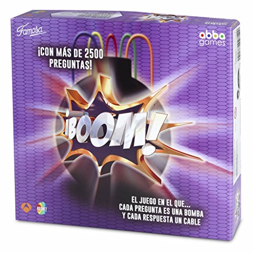 Jogo Coletivo BOOM! Famogames (Idade Mínima Recomendada: 8 anos) Boom - Jogos - jogo coletivo, boom famogames, idade mínima: 8 anos, pergunta bomba, resposta fio, questões adaptadas