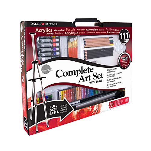 Kit de Artesanato DALER-ROWNEY 111 Peças (Idade Mínima Recomendada: 8 anos) Daler Rowney - Kits de desenho e pintura - kit, artesanato, dalermoney, 111 peças, idade mínima recomendada