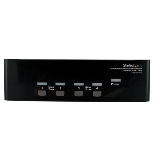 Chaveador KVM STARTECH.COM SV431DVIUA em Preto STARTECH - Comutadores kvm - kvm, SV431DVIUA, preto