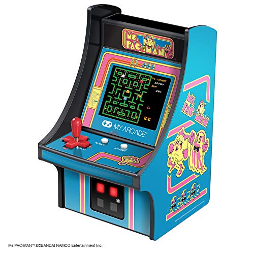 Consola Portátil MYARCADE Micro Player Ms. Pac-Man (Preto) My Arcade - Consolas de videojogos - portátil, ecrã 5 polegadas, pilhas aa