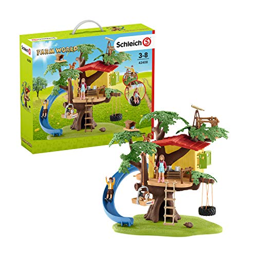 Schleich 42408 Conjunto de bonecos temáticos para crianças Schleich - Conjuntos de brinquedos - conjunto, bonecos temáticos, crianças, casa no carvalho, acessórios, figuras humanas, animais