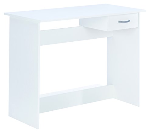 Secretária LINKS Prática (Branco - 100.6x50.1x76.5cm) 8256 - Mesas - prática, branco, 100.6x50.1x76.5cm