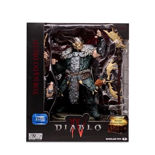 Figura de Ação DIABLO IV Diablo 4 Druida Rare MC FARLANE  - Brinquedos - diablo iv, druida, rare, figura de ação