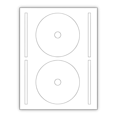 Etiquetas para Impressão CDV-50/CDV-50 (Recondicionado Como Novo) UNIVERS GRAPHIQUE - Papel de impressora e copiadora - recondicionado, 100 etiquetas, adesivos permanentes, resistente água sol