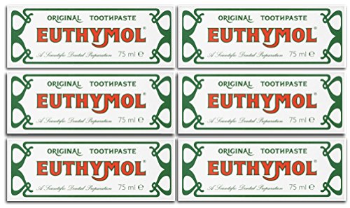 EUTHYMOL ORIGINAL TOOTHPASTE 75ML (CASE OF 6) BY HEINZ Euthymol - Pasta de dentes - toothpaste, euthymol, original, 75ml, case of 6