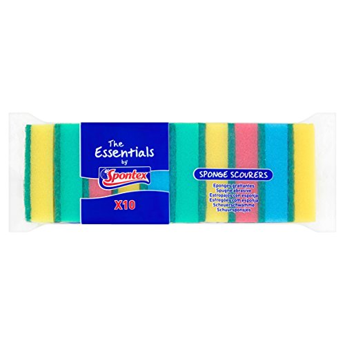 Esponjas Estropajos SPONTEX (120 Unidades) Spontex - Esponjas e esfregões - esponjas, estropajos, spontex, 120 unidades