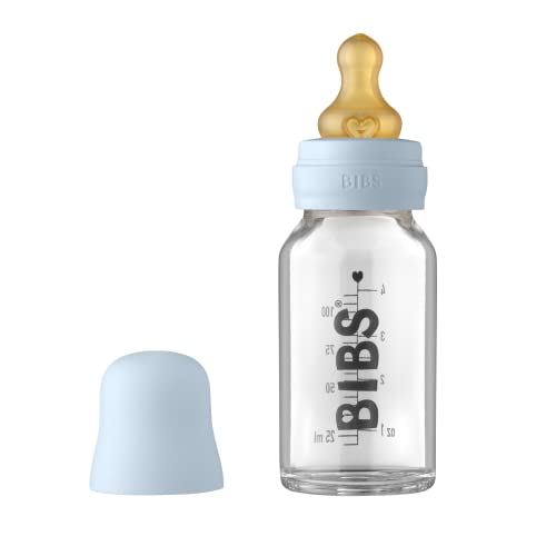 Garrafa para Bebidas BIBS Baby Glass Bottle Bibs - Biberões - bebida, baby, garrafa