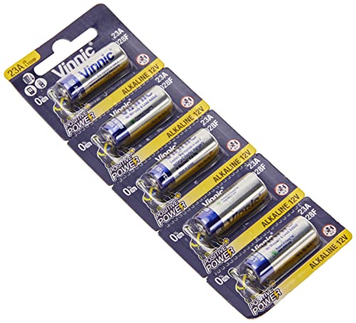 Pilhas Não Recarregáveis VINNIC Vin 23A (L1028F) Vinnic - Baterias de uso geral - tamanho aa, alcalino, litio, 1.5v
