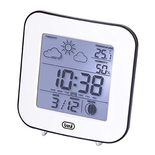 Estação Meteorológica TREVI ME 3106 (Branco) Trevi - Previsores do tempo e estações - visor, humidade, temperatura, alarme lunar