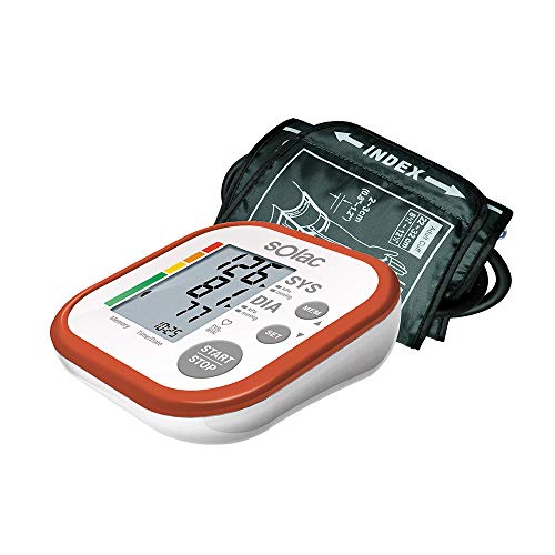 Medidor de Tensão Arterial SOLAC TE7803 (Recondicionado Como Novo) Solac - Monitores de pressão sanguínea - automática, frequência cardíaca, precisão, certificado