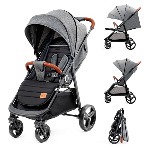 Carrinho de Bebé Individual KINDERKRAFT Grande Plus Cinza KINDERKRAFT - Móveis para bebês e crianças pequenas - individual, grande plus, cinza