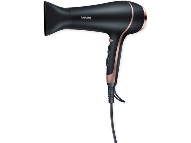 Secador de Cabelo Beurer HC-30 | Preto (Beleza, saúde e bem-estar) Beurer - Secadores de cabelo - 2400 w, 3 temperaturas, 2 velocidades, ar fresco