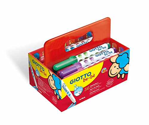 Conjunto de Canetas de Feltro GIOTTO 5000400000 (Multicor - 36 Un) Fila - Marcadores - multicor, 36 un, lavável, dermatológica