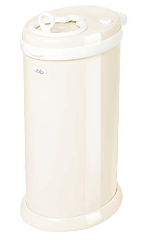Caixa de Areia para Pampers UBBI 1.5L - Bege Ubbi - Acessórios de contenção de resíduos - 1.5l, aço, selos de borracha, tampa deslizante