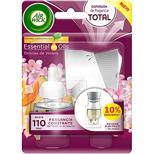 Ambientador Elétrico Air Wick Life Scents Delicias de Verão (Beleza, saúde e bem-estar) Air Wick - Aromatizadores de ambiente - delícias de verão, recarregável, 110 dias, ftalato e acetona livres
