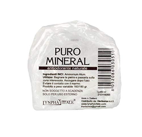 Desodorizante Puro Mineral Amónia 160 Gr Lynpha Vitale - Desodorizantes e antitranspirantes - amônia, mineral, 160 g