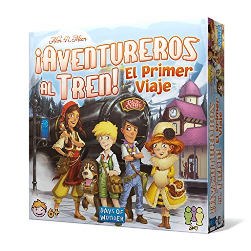 Jogo de Tabuleiro DAYS OF WONDER 01 (Idade Mínima: 6) Asmodee - Jogos - 6 anos, 2-4 jogadores, 30 min, multilingue