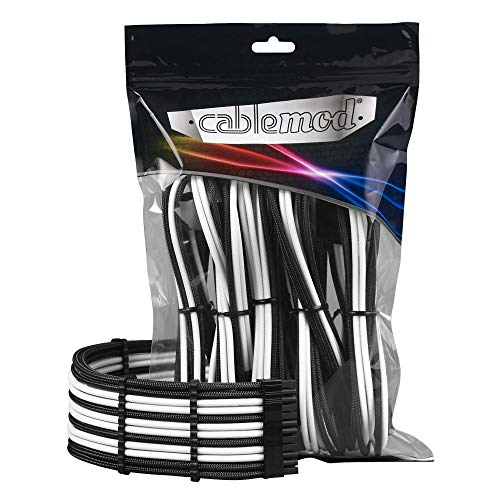 Cabo de Alimentação CABLEMOD (ATX - 20 cm - Preto) CableMod - Cabos - 20 cm, ATX, male/male, preto