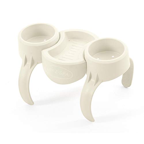 Porta-Bebedouros para Bestway Lay-Z-Spa | 35x23,2x20,5 cm - Branco Bestway - Almofadas de banho - porta-bebedouros, bestway lay-z-spa, branco