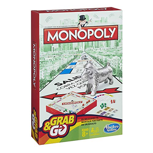 Jogo de Tabuleiro HASBRO GAMING Monopoly (Idade Mínima Recomendada: 8 anos) Hasbro - Jogos de tabuleiro - idade mínima: 8 anos, propriedades, dinheiro, bens
