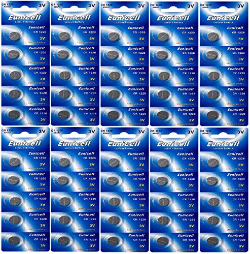 Pilhas Não Recarregáveis EUNICELL Pilha de Botão Cr1220 Eunicell - Baterias de uso geral - botão, 3V, 40mAh, CR1220